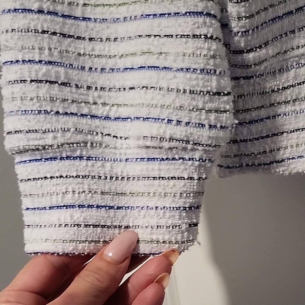 LOFT Multicolor Striped Knit Top - Picture 4 of 7